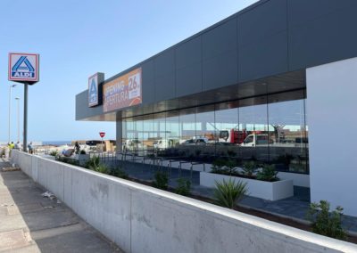 Diseño, Proyecto y Dirección de Obra para la tienda ALDI Puerto del Rosario, Fuerteventura.